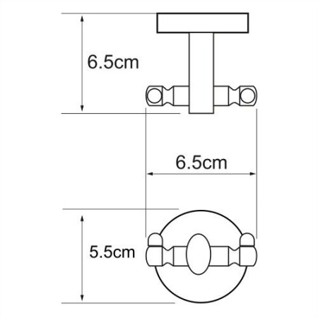 Крючок двойной Rhein K-6223D