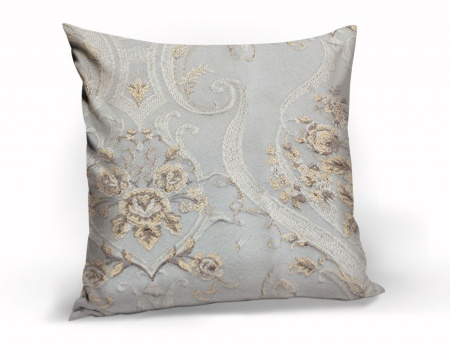 Подушка декоративная на молнии 40х40 см Autunno цвет серый