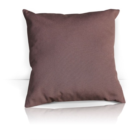Подушка декоративная на молнии 40х40 см Brown цвет коричневый