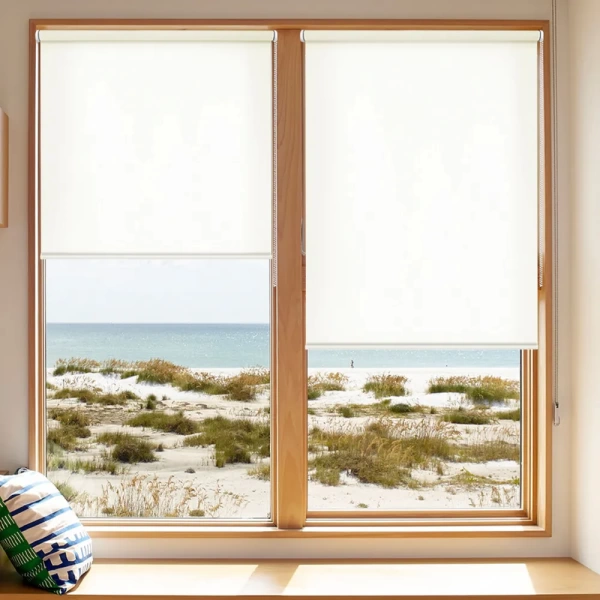 Рулонные шторы Лайт однотонные цвет крем Рулонные шторы Лайт однотонные цвет крем