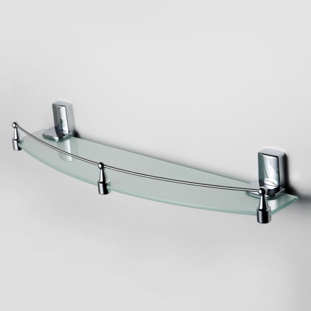 Полка стеклянная с бортиком Leine K-5044