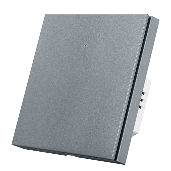 Умный Zigbee выключатель ROXIMO, однокнопочный, серый, SZBTN01-1S