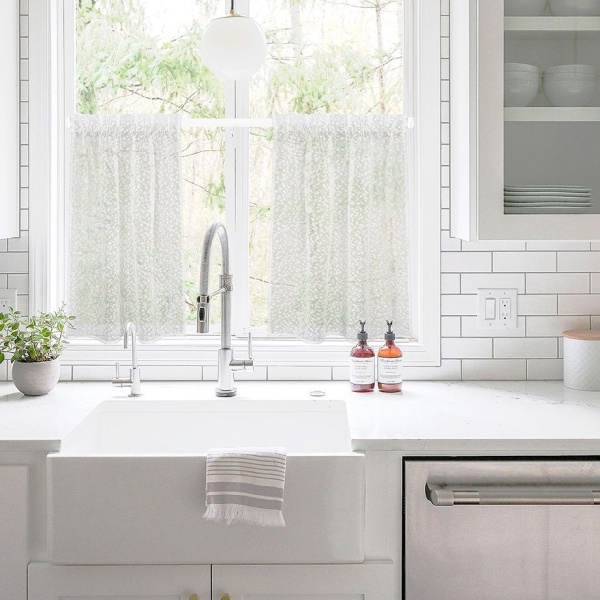 Комплект шторы-кафе "Париж",  размер 60х65 см, 2 шт.