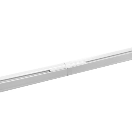 Соединитель для металлического однополосного профиля, белый