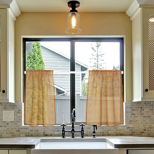 Комплект шторы-кафе "Шоле", размер 60х65 см, 2 шт.