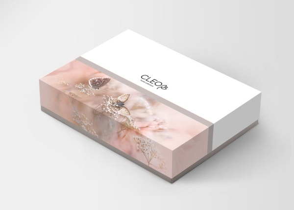 Постельное белье Евро Cleo Candy Cotton цвет серо-голубой