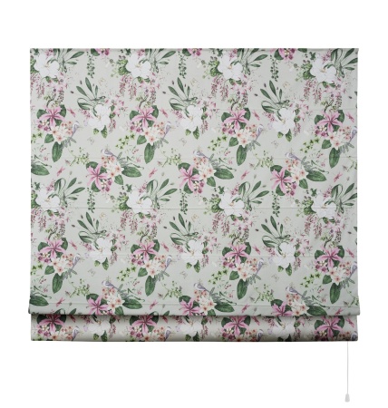 Римские шторы Glade на веревочном механизме с принтом