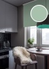 Рулонные шторы Blackout LUX, Зелёный, 120х170