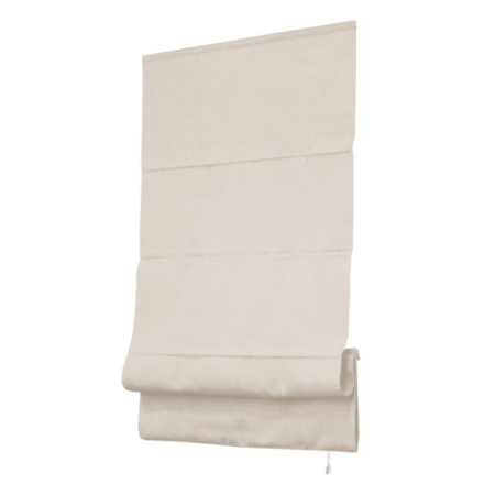 Римские шторы Helena на веревочном механизме цвет экрю