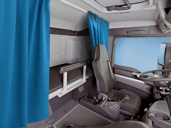 Комплект автоштор спального места Блэкаут - авто S 240х160 (цвет: Темно-бирюзовый)