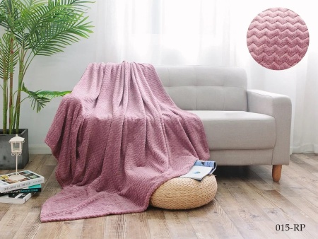 Плед Cleo ROYAL PLUSH велсофт цвет розовый
