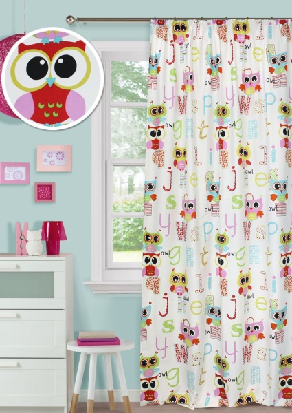 Штора на тесьме "OWL - XL" 300х280 Штора на тесьме "OWL - XL" 300х280