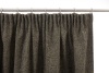 Штора на тесьме 160х260 см Ливит с подхватом цвет черно-бежевый