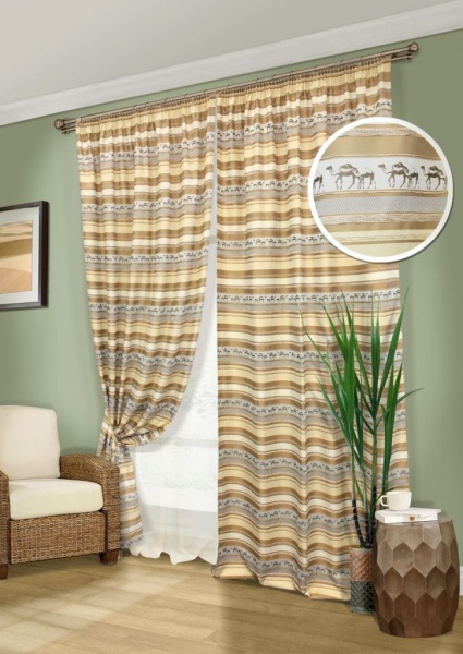 Комплект штор для гостиной Макассар Macassar-ST 294х280