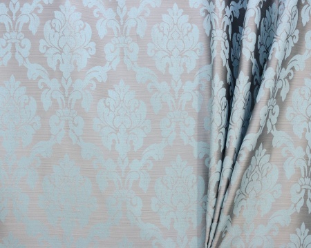 Портьера на тесьме "Afina" 220х270 синий