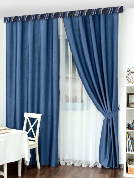 Багет для карниза 7 см, оникс синий