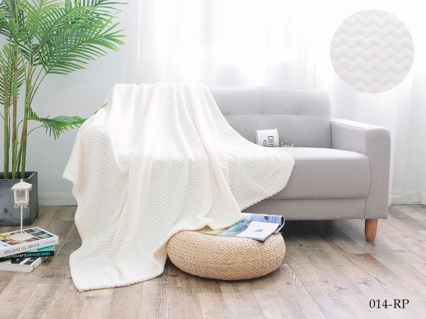 Плед Cleo ROYAL PLUSH велсофт цвет белый