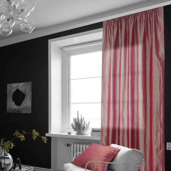 Штора на тесьме "Polo" 140х270 розовый