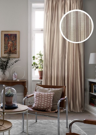 Портьера на тесьме "Briksent-SH" 200х270 коричневый