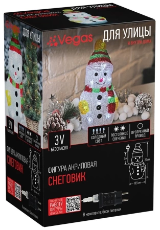 Фигурка акриловая Снежинка