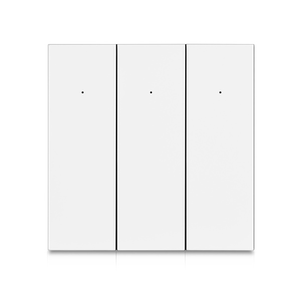 Умный Zigbee выключатель ROXIMO, трехкнопочный, белый, SZBTN01-3W