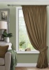 Штора на тесьме 200х270 Pudra с подхватом цвет бледно-коричневый