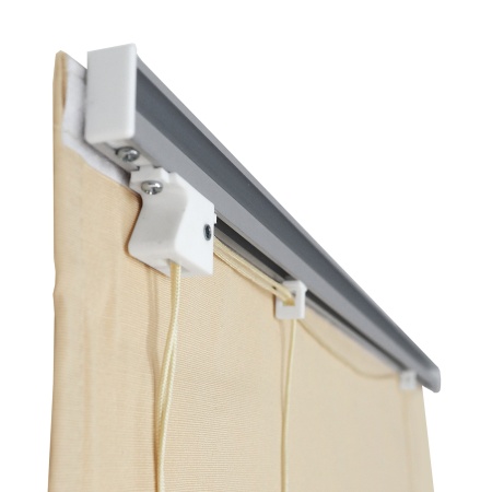 Римские шторы Лея на веревочном механизме цвет крем