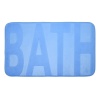 Коврик для ванной c памятью формы Баз Bath голубой