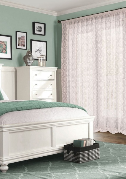 Тюль на тесьме 300х275 см Amanda цвет бледно-розовый