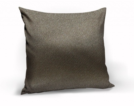 Подушка декоративная на молнии 40х40 см Lindor цвет серо-коричневый