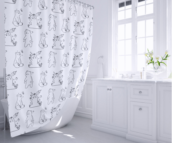 Шторка для ванной Fixsen Teddy Wash