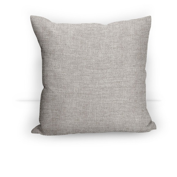 Подушка декоративная на молнии 40х40 см Шенилл цвет крем