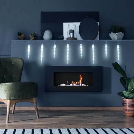 Электрогирлянда светодиодная Vegas Сосульки холодный 2.1 м