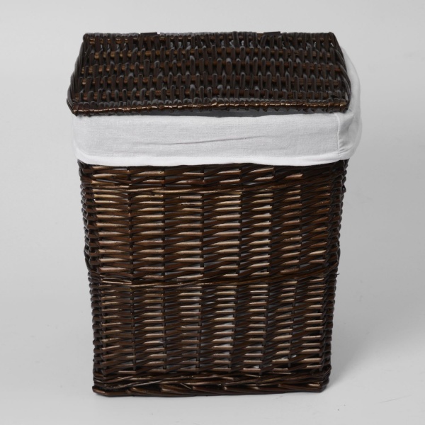 Плетеная корзина для белья с крышкой Isar WB-130-M