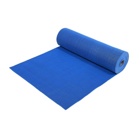 Коврик-дорожка Vortex против скольжения 0,9х10 Zig-Za цвет голубой