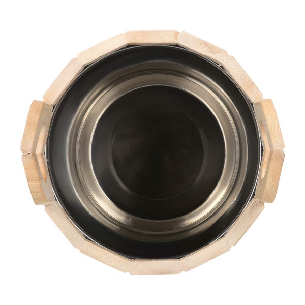 Запарник 12 л, с нержавеющей вставкой, липа "Банные штучки"