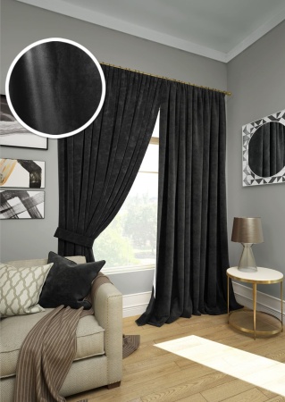 Комплект штор "Solemare" 440х270 темно-коричневый