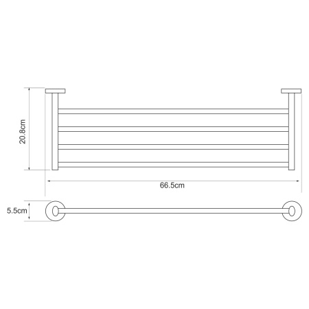 Полка для полотенец Rhein K-6211