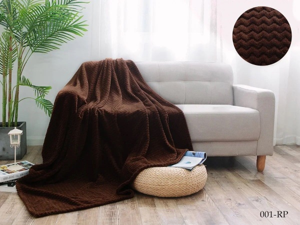 Плед Cleo ROYAL PLUSH велсофт цвет коричневый