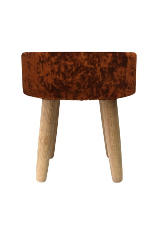 Пуф Barhan круглый, цвет бронзовый