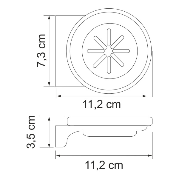 Мыльница Kammel K-8329WHITE