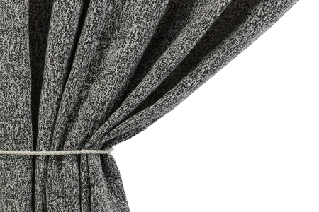 Штора на люверсах 200х260 см Ливит цвет черно-белый