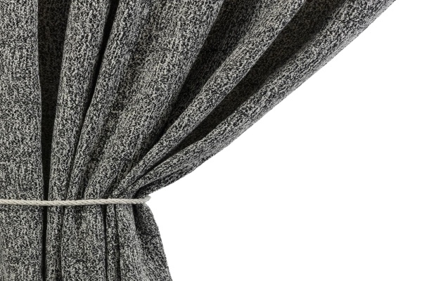 Штора на люверсах 200х260 см Ливит цвет черно-белый