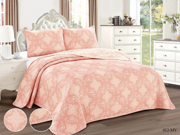 Покрывало Cleo MELODY 230х250 цвет персиковый