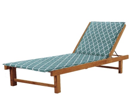 Подушка на шезлонг 60x190 см Morocco с принтом