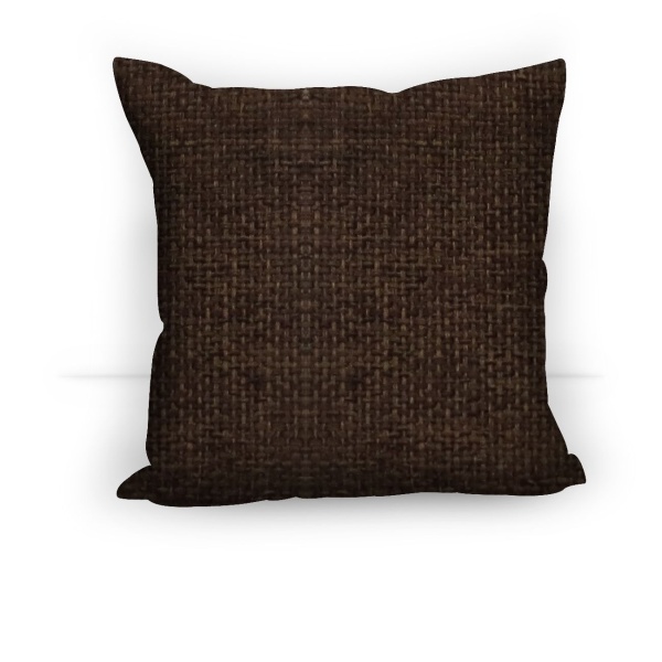 Подушка декоративная на молнии 40х40 см Dimaut цвет коричневый