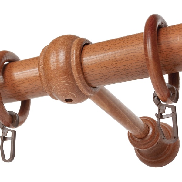 Карниз однорядный (Вишня) D20, наконечник Стандарт Карниз однорядный (Вишня) D20, наконечник Стандарт