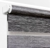 Рулонные шторы день ночь Канзас цвет графит