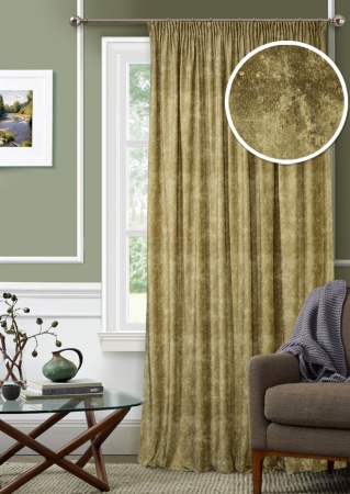 Портьера на тесьме "Бархан Barhan" 136х270