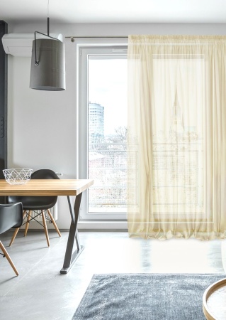 Тюль на тесьме 300х275 см Oriana цвет шампань